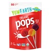 YumEarth Organic Pops Variety Pack, 50 Fruit Flavored Favorites Lollipops,