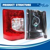 SHINESELL LED Tail Light Fit for 2011-2016 Chrysler Town &