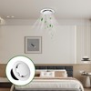 SIGANDG Round Ventilation Grille, ABS Adjustable Ventilation Cover, 75 mm