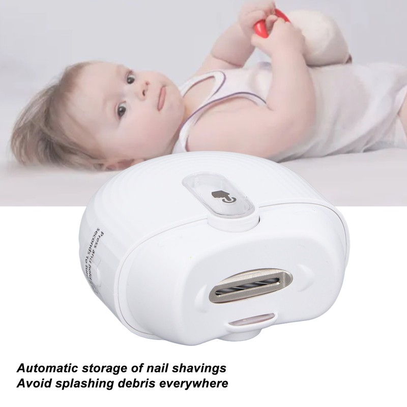 Electric Nail Clipper 2 in 1 Fingernail Cutter File Automatic