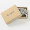 GretWal Antique Silver Huggie Hoop Earrings for Women Glitter Clear