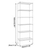 Devo 6-Tier Metal Shelf, Storage Shelves Wire Shelving Units Rack