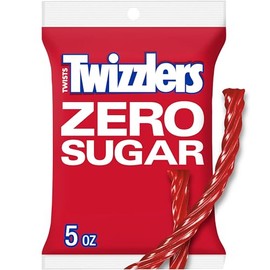 TWIZZLERS Twists de fresa sin azúcar (bolsa de 5 onzas)