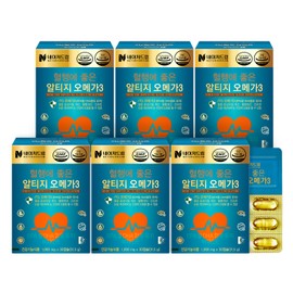 Nature Dream Altige Omega 3 Vitamin E, good for blood circulation, 30 capsules, 6 units / 네이처드림 혈행에 좋은 알티지 오메가3 비타민E 30캡슐, 6개