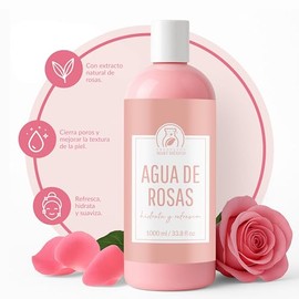 Agua De Rosas Hidratante (1 Litro)