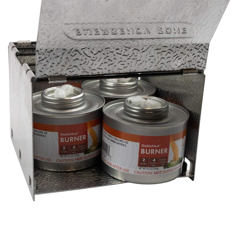 New & Improved! Emergency Cooking Fuel Storage Set with Stove,