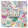 100 PCS Mental Health Stickers for Teens,Adults,Boys,Girls,Kids,Children Decals for Skateboard,Laptop,Phone,Luggage,Computer,Bicycle,Water
