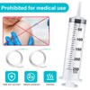 OXTXO 2-Pack 250ml Large Industrial Syringe with 2x 30cm Hoses