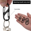 Zipper Clips Theft Deterrent, Backpack Zipper Lock Clips Quick Disconnect
