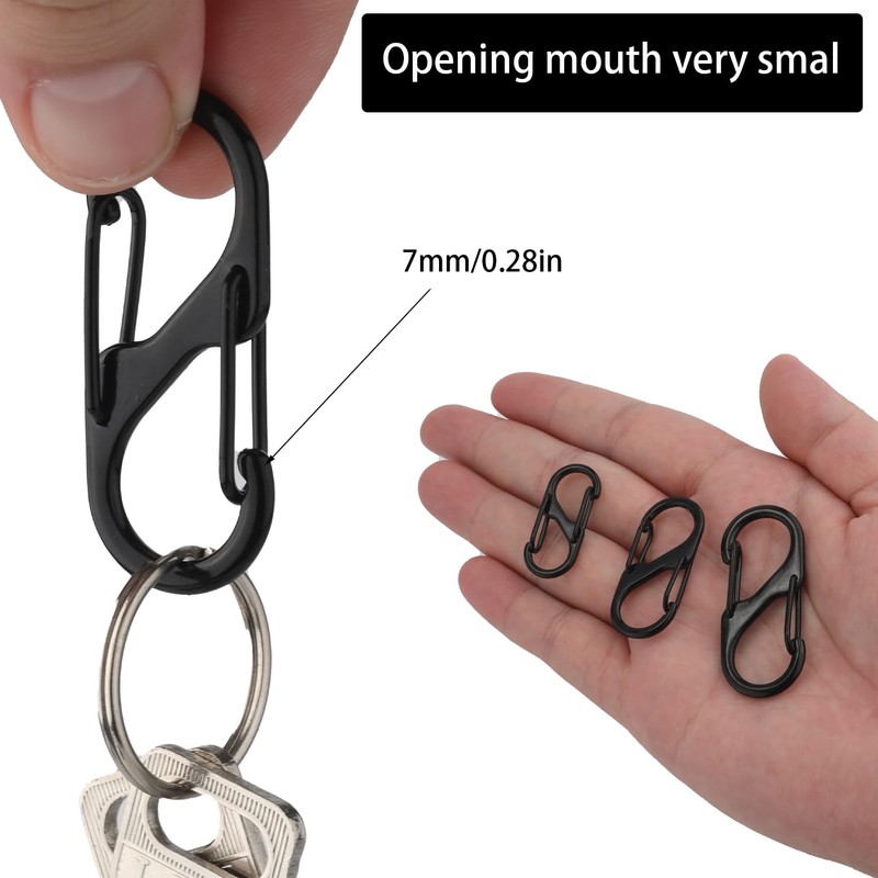 Zipper Clips Theft Deterrent, Backpack Zipper Lock Clips Quick Disconnect