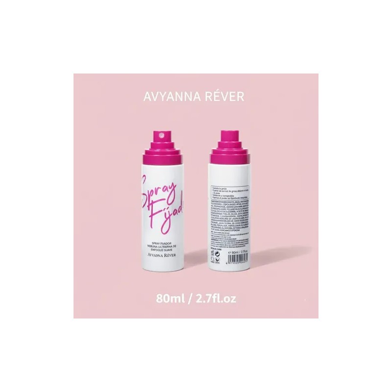 Fijador De Maquillaje Ayvanna Rever Controla La Grasa 80ml