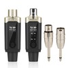 Kadjuh Wireless XLR Transmitter and Receiver& Wireless Guitar Transmitter Receiver,Rechargeable