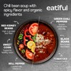 EATIFUL Chili Soup, Ready To Eat Vegan Chili Bean Soup,