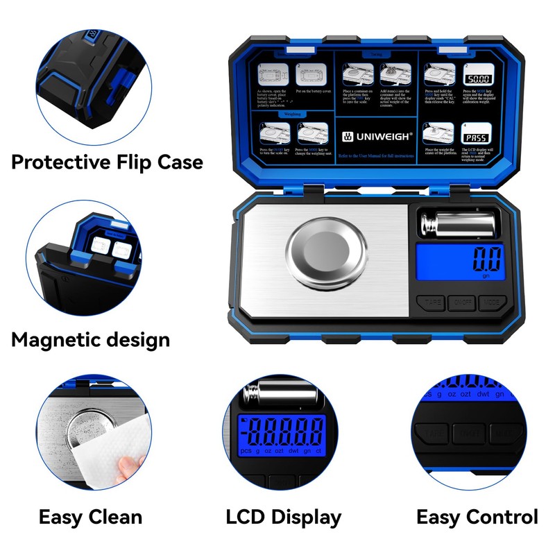 UNIWEIGH Digital Reloading Scale Precision 1500 Grains x 0.1gn