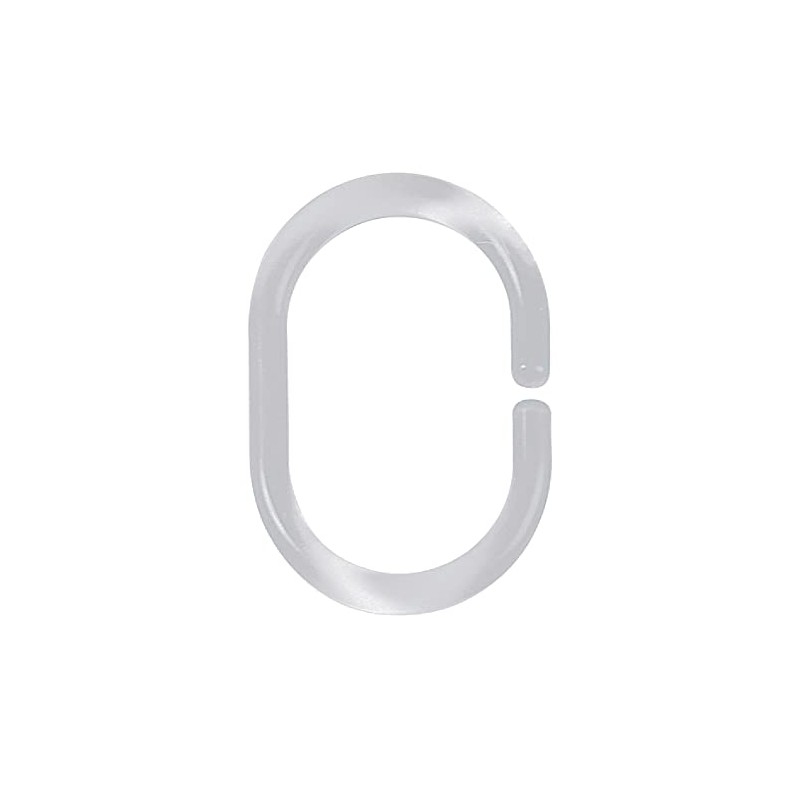 Spirella C-Minor Chrystal 1040076 Shower Curtain Rings Pack of 12