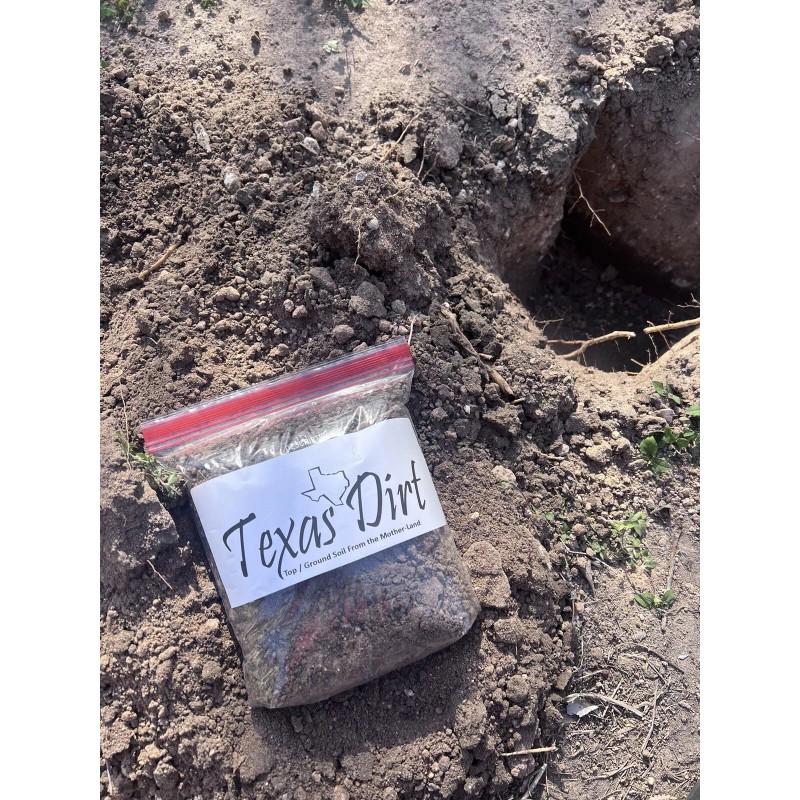 TEXAS DIRT - Top / Ground Soil - For Texans