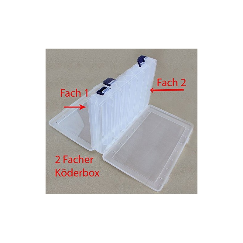 KANANA JCB202 Plastic Fishing Box Bait Box Accessory Box Fishing
