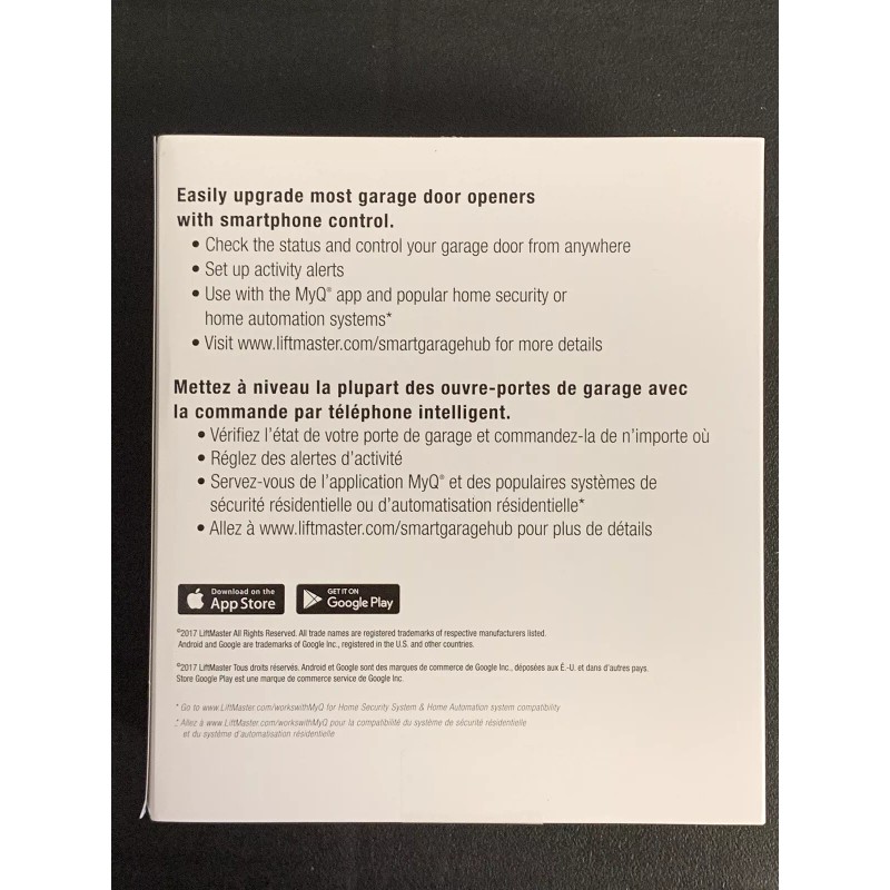 Liftmaster myQ Smart Garage Hub **Newest Model 821LMB