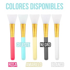 Brocha Facial Y Corporal Aplicador De Mascarilla De Silicona