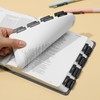Mr. Pen- Bible Tabs, 75 Tabs, Black, Laminated Bible Tabs