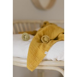 BIBS De Lux Pacifier Pack of 2, BPA-Free, Cherry Shape Nipple. Natural Rubber/Latex, Made in Denmark. 6-18 Months (Pack of 2), Haze / Blossom