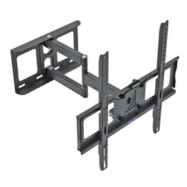 Double Pivot Tilt and Swivel TV Mounting Wall Mount 26 for 55 Inch TVs [VESA 400]