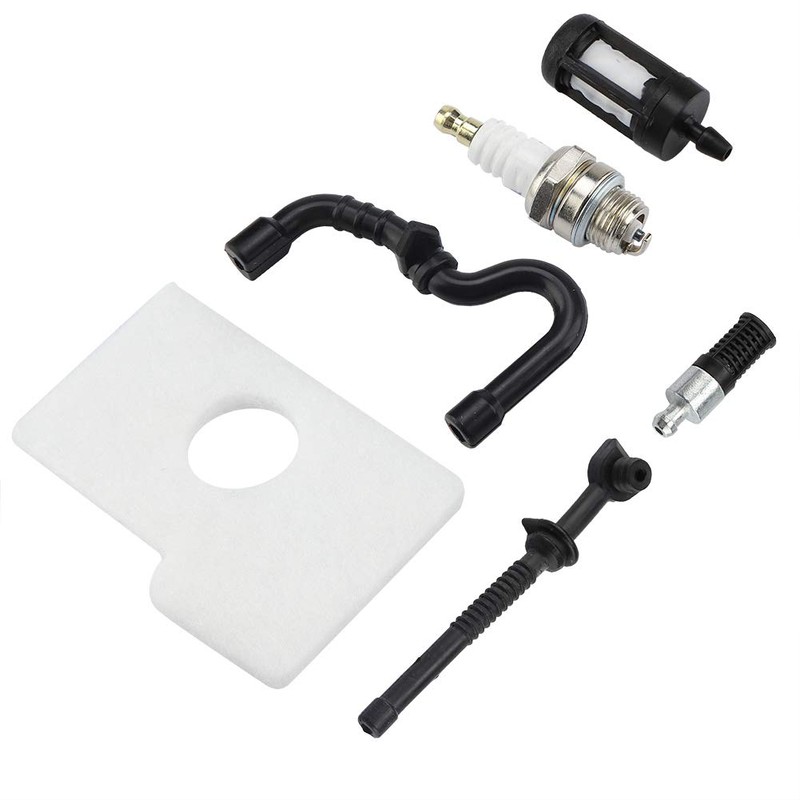 Chainsaw Replacement Parts Air Fuel Oil Filter and Spark Plugs