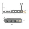 Coopache Clothes Hanger, Space-Saving Non-Slip Cabinet Organiser, Door Coat Rack,