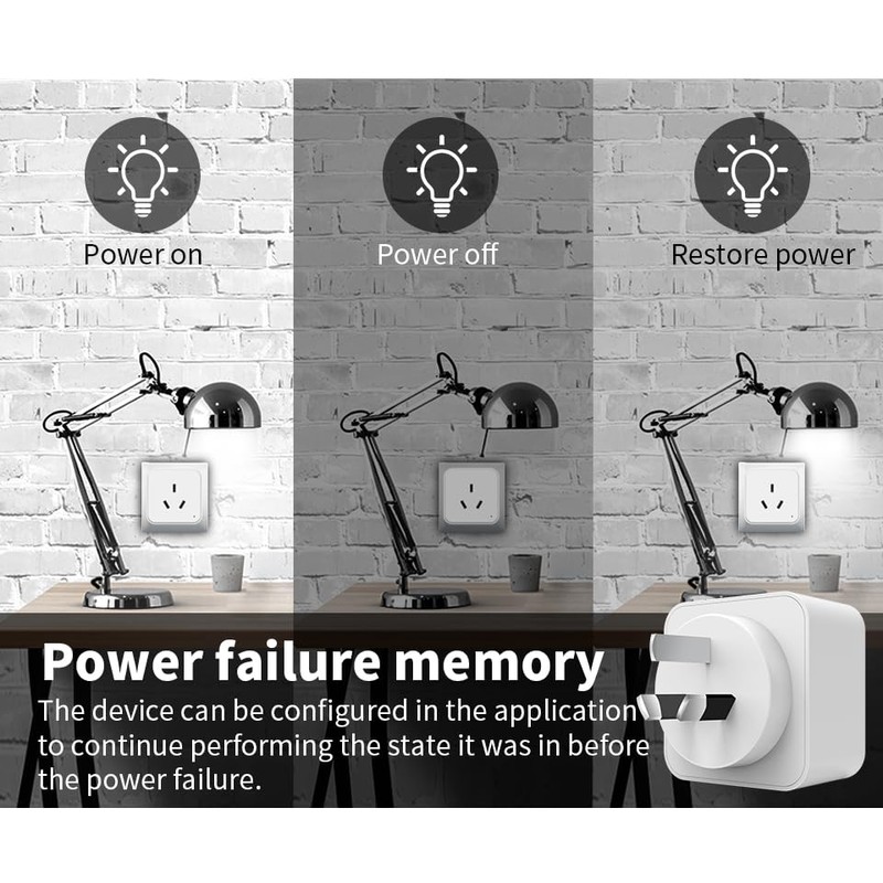 Smart Plug, Wi-Fi Enabled, Voice Control - 2 Pack, Alexa,