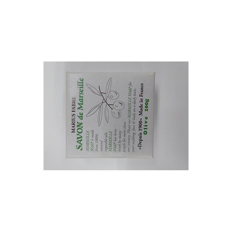 Savon de Marseille Olive 3.5 oz (100 g) (Set of