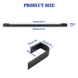 Alise Towel Bars for Bathroom,Black Towel Holder 32'' Towel Rack for Bathroom Wall Mount,SUS304 Stainless Steel Towel Rail Towel Hanger for Walls