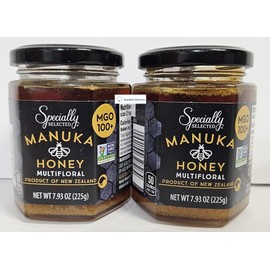 Generic Specially Selected Manuka Honey Multifloral MGO 100+ 7.93oz 225g (Two Bottles)
