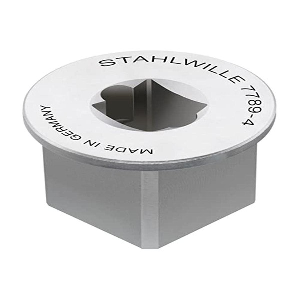 Stahlwille 58524090 Square Drive Adaptor, 1/4" Socket x 1/2" Plug