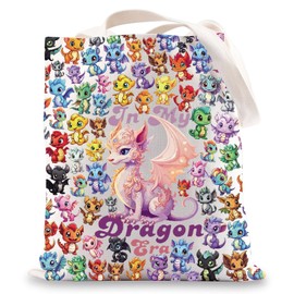 BWWKTOP Dragon Tote Bag Dragon Fans Gift In My Dragon Era Shoulder Bag Dragon Themed Gifts, Dragon Era, One Size