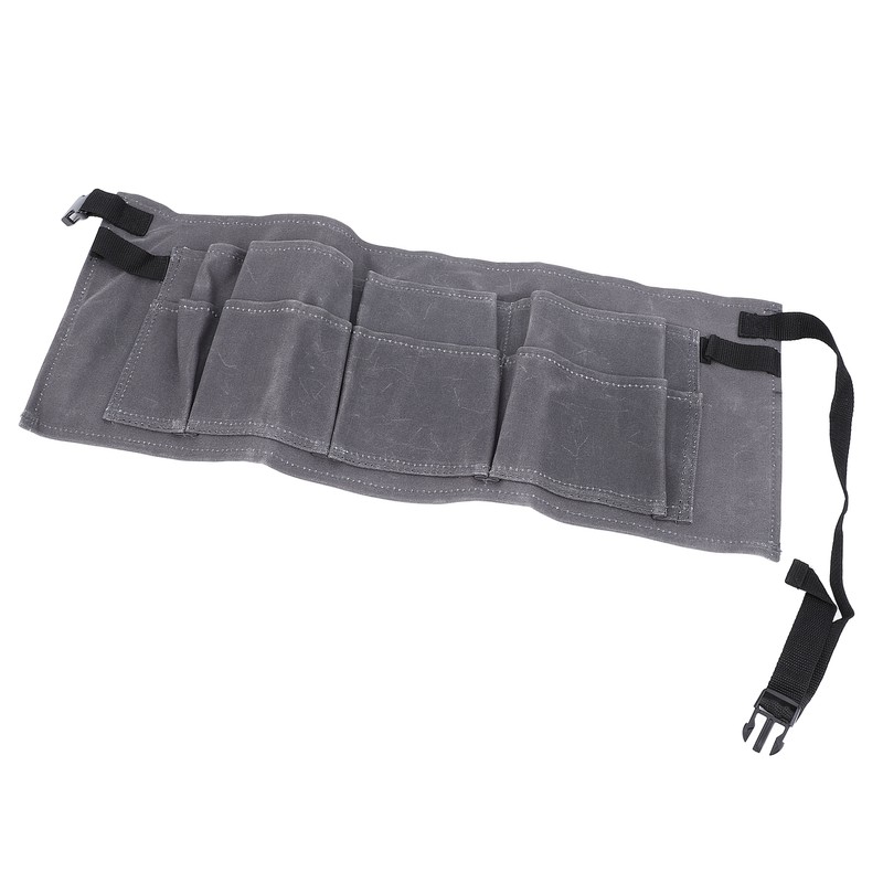 Tool Belt Pouch Grey Multifunctional Large Capacity Long Lasting Adjustable