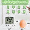 Geevon Atomic Travel Alarm Clock with Auto/8s Backlight, 2 Alarm