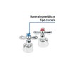 Foset Aqua AQMM-61, Juego de 2 manerales tipo cruceta para