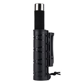 Dotacty Baton Holder w/ 360 Degree Rotating Duty Belt/MOLLE Vest Clip 16"-21"-26" Telescopic/Expandable Baton Holster for 1.2" Diameter Flashlight Carry Case Torch Carrier Police LE Security Officer