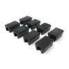 Design61 Clamping Shell Glides, Set of 8, Chair Glides, Floor