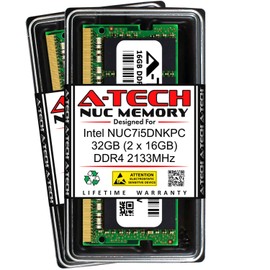 A-Tech 32GB (2 x 16GB) RAM for Intel NUC7i5DNKPC NUC 7 Business Mini PC | DDR4 2133MHz PC4-17000 1.2V SODIMM Memory Upgrade Kit