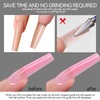 ESUOHYM 180 Pcs Sandwich Nail Forms Reusable Quick Nails Extension