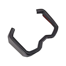 TOTMOX Compatible with Toyota RAV4 2019-2022 Center Console Water Cup Holder Trim Carbon Fiber Car Gear Shift Panel Cup Holder Trim Cover Frame Ring Interior shapeing Styling Cap