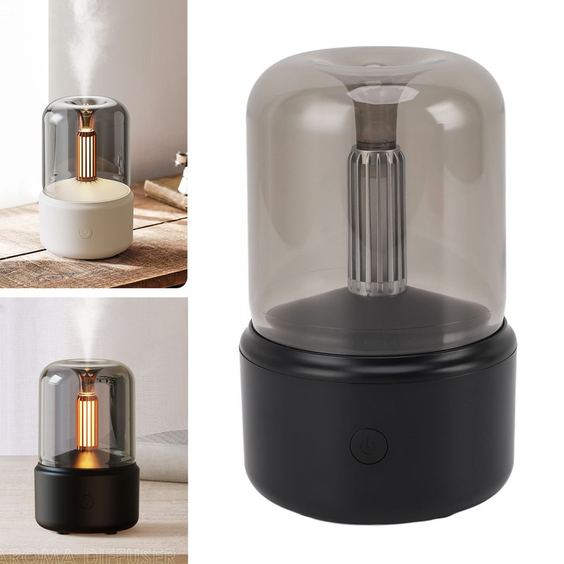 Candlelight Essential Oil Diffuser Plastic with 120ml Water Tank USB