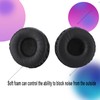 70mm Universal Replacement Ear Pads for Most Headphone, Protein Leather