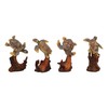 Ebros Gift Set of 4 Ocean Voyage Exploring Sea Turtles