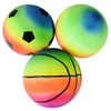 Rhode Island Novelty 6 Inch Rainbow Sports Vinyl Balls Set