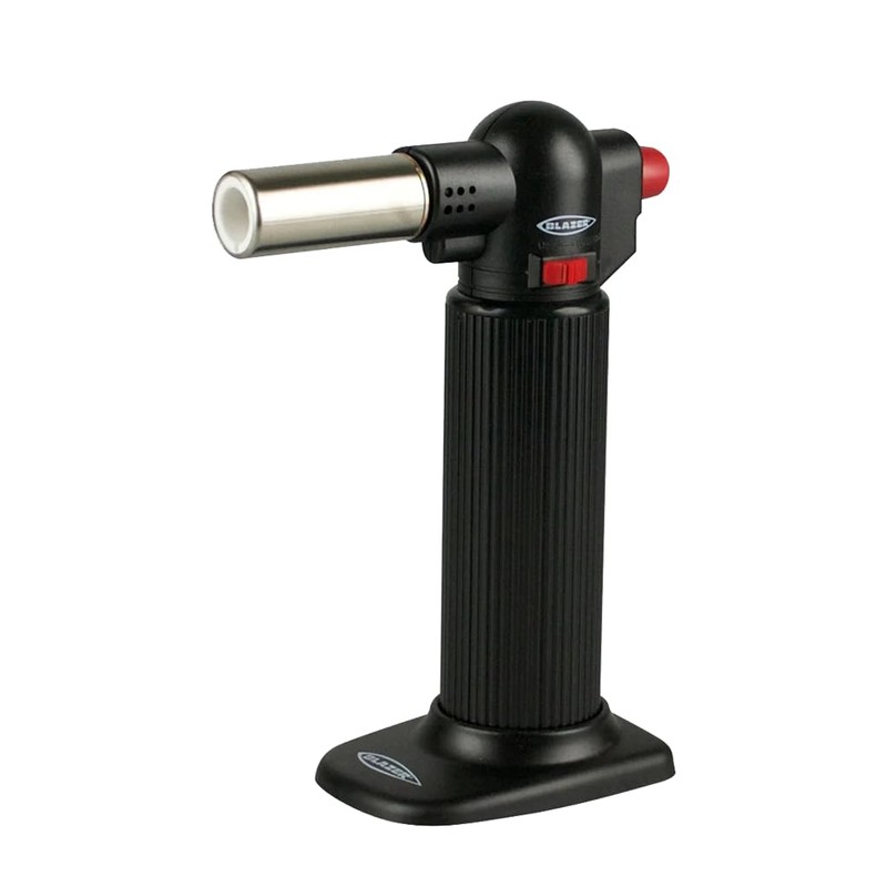 Big Buddy Refillable Turbo Torch Lighter- White Culinary Blow Torch,
