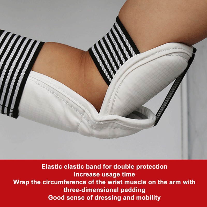 1 Pair Taekwondo Arm Protectors EVA Foam PU Matte Surface