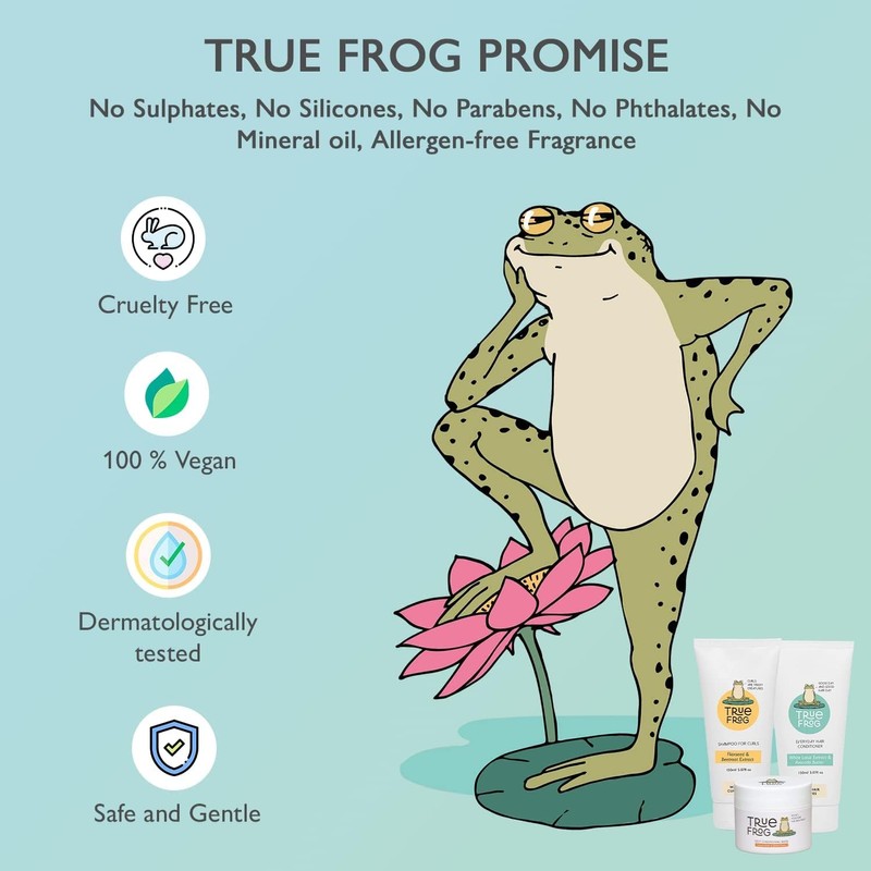 True Frog Shampoo For Curls (150 ml), Everyday Hair Conditioner