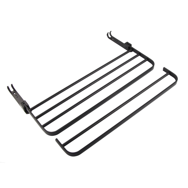 Household Bathroom Toilet Wall Mounted Folding Towel Rack Space Aluminum